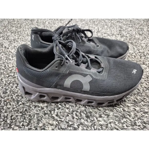 On Cloudmonster Women's Size 9.5 Black Running Shoes