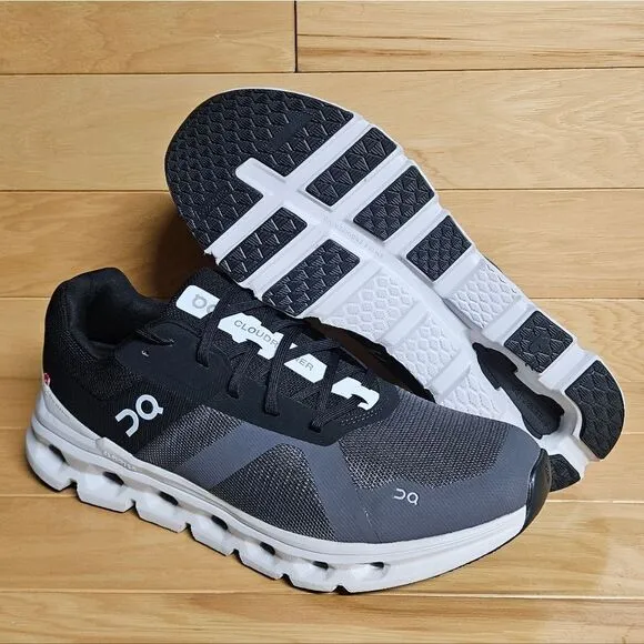 ON Cloudrunner Men's Running Athletic Shoes Sneakers Gray/Black Size 11.5