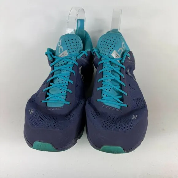 On Cloudsurfer Sneaker Women's 10.5 Blue Lace-Up Low Top Running Athletic Shoes