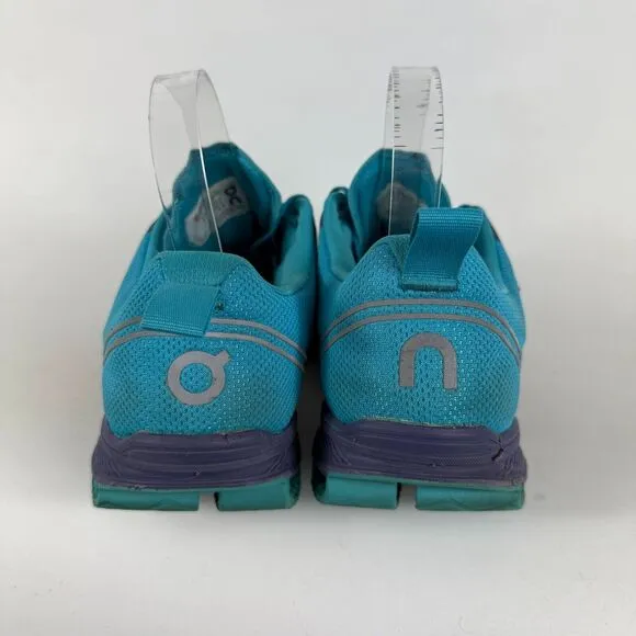 On Cloudsurfer Sneaker Women's 10.5 Blue Lace-Up Low Top Running Athletic Shoes