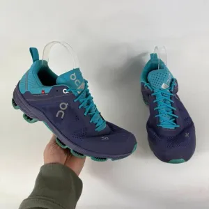 On Cloudsurfer Sneaker Women's 10.5 Blue Lace-Up Low Top Running Athletic Shoes