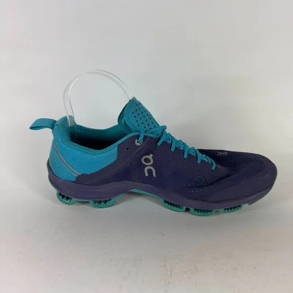 On Cloudsurfer Sneaker Women's 10.5 Blue Lace-Up Low Top Running Athletic Shoes