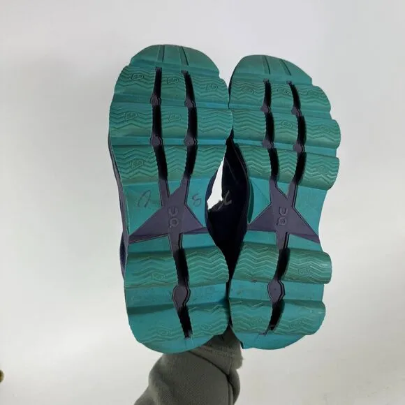 On Cloudsurfer Sneaker Women's 10.5 Blue Lace-Up Low Top Running Athletic Shoes