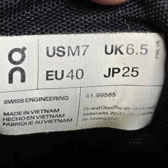 On Cloudswift Mens Size 7 Runnung Shoes Athletic Sneakers On Cloud Cloudtec
