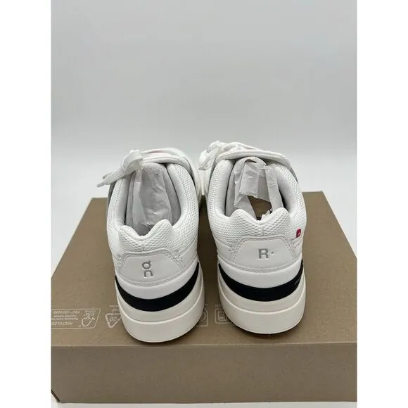 On Men's THE ROGER Advantage Shoes White/ Spice New With Box (No lid) Size 8