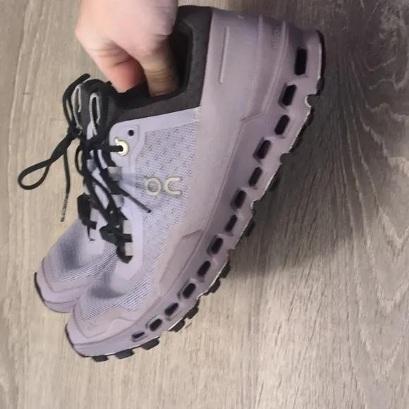 On running heather iron  cloud ultra 2 trail running shoes size 6.5
