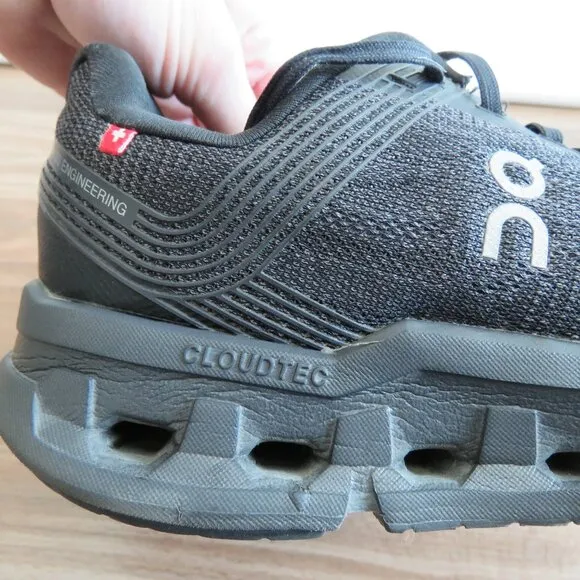 ON RUNNING On Cloudgo Athletic Running Sneakers Shoes in Black Eclipse - US 9.5