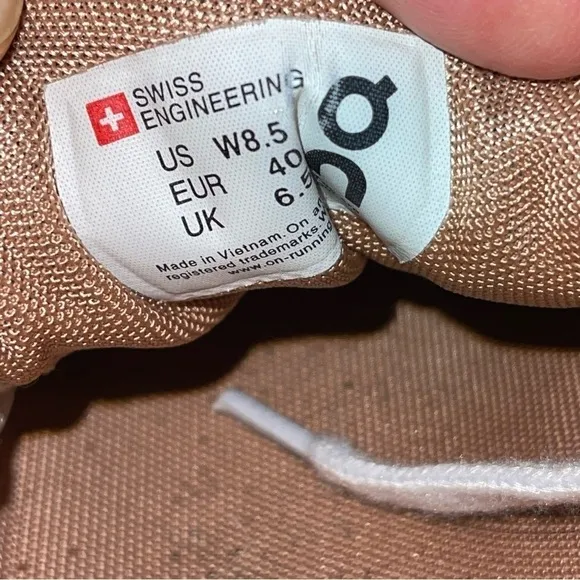 On Running Women Shoes Size 8.5