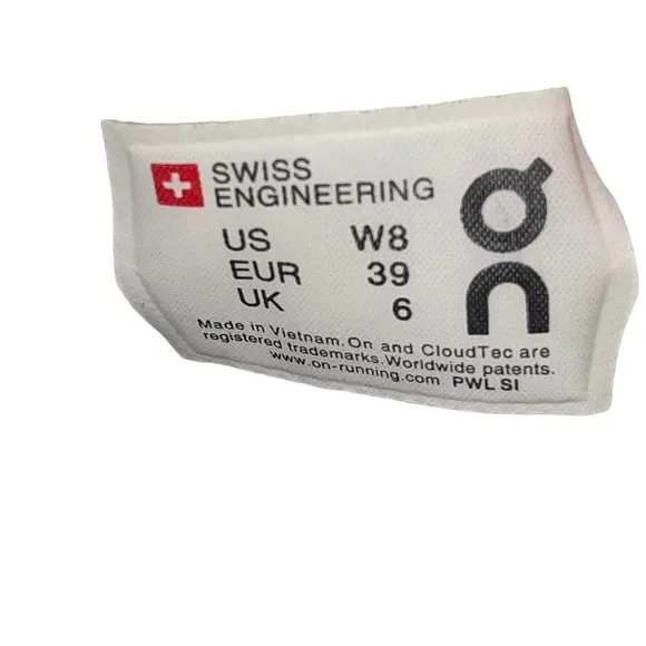 On Running Women Shoes Size 8