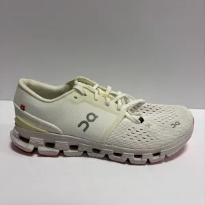 On Women’s Cloud X 4 Ivory Sand Running Shoes, Size 8.5 M