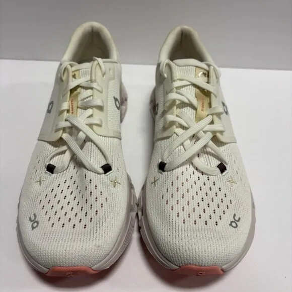 On Women’s Cloud X 4 Ivory Sand Running Shoes, Size 8.5 M