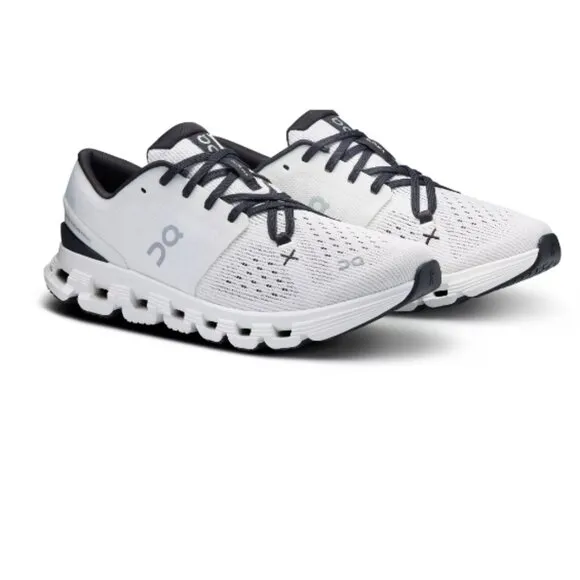 On Women's Cloud X 4 Training Shoes - Color: Ivory/Black
