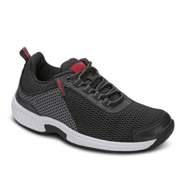 Orthofeet Biofit Edgewater Black Lace Up Shoes Sneakers Men’s Size 9.5 XX-Wide