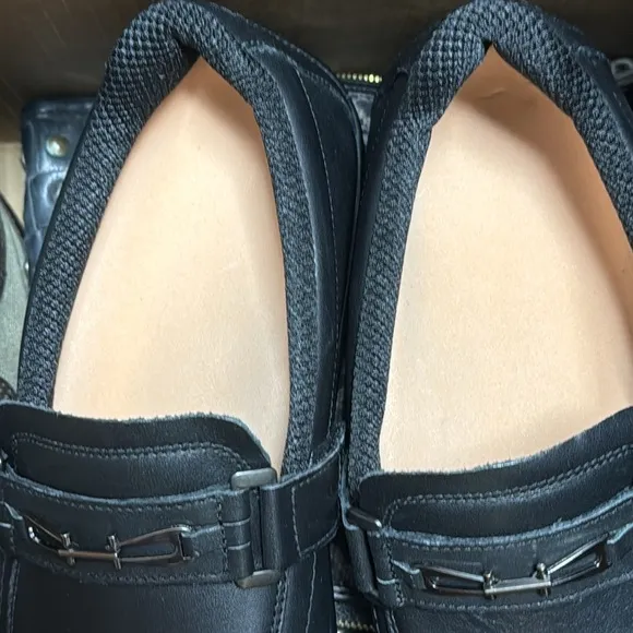 Orthofeet Black Leather Chelsea shoes Size 10.5B A18