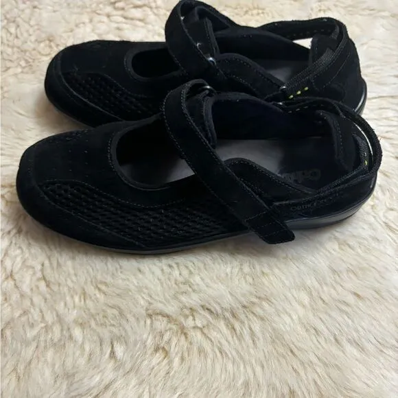 Orthofeet Sanibel Black Shoes size 10.5 Extra Wide