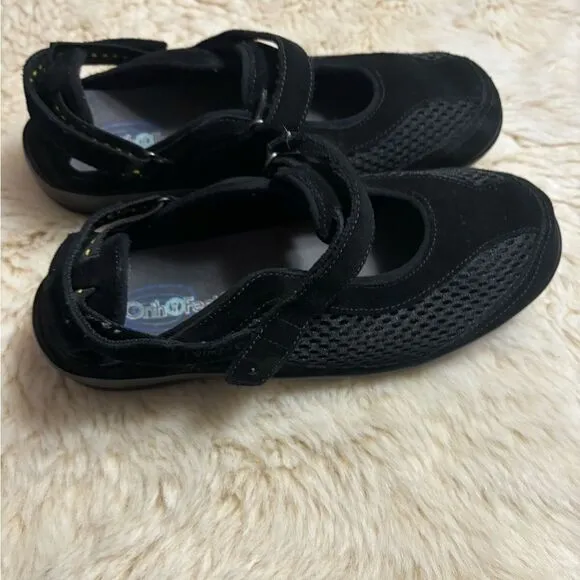 Orthofeet Sanibel Black Shoes size 10.5 Extra Wide