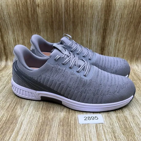 Orthofeet Yari Hands Free Men's Size 12 Wide 2E Grey Comfort Shoes Sneaker 20013