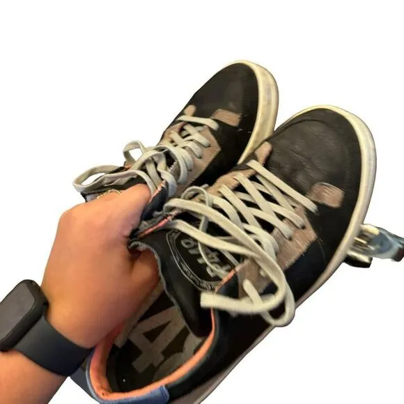 p448 sneakers shoes size 41 men’s blue black orange