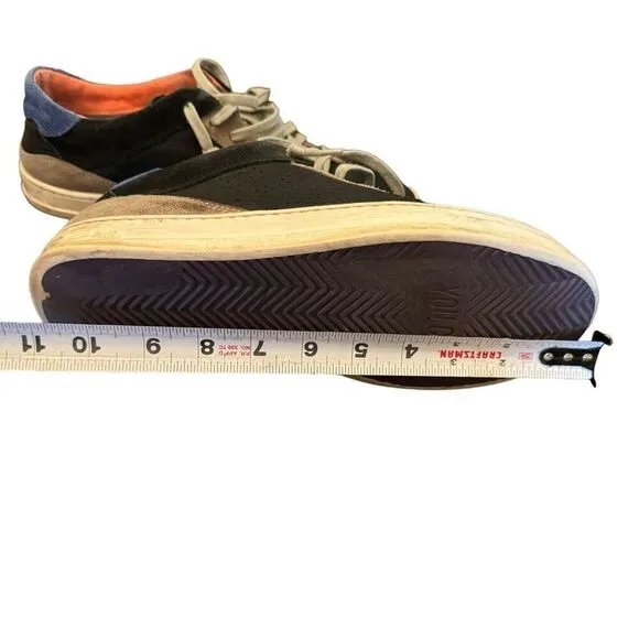 p448 sneakers shoes size 41 men’s blue black orange
