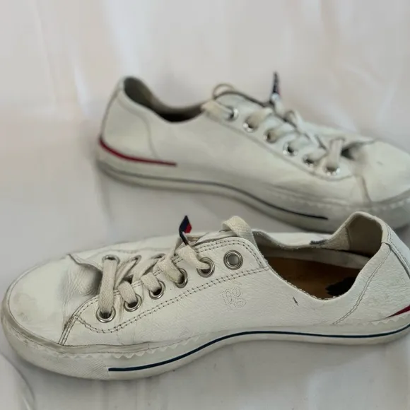 Paul Green Carly Low Top Sneaker Womens US Size 8.5 (uk 6) Comfort White