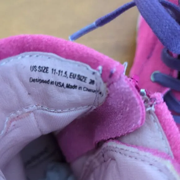 Pediped Flex Kat Boot (Toddler/Little Kid) Fuchsia 28EU (11-11.5 US) NEW w tags.