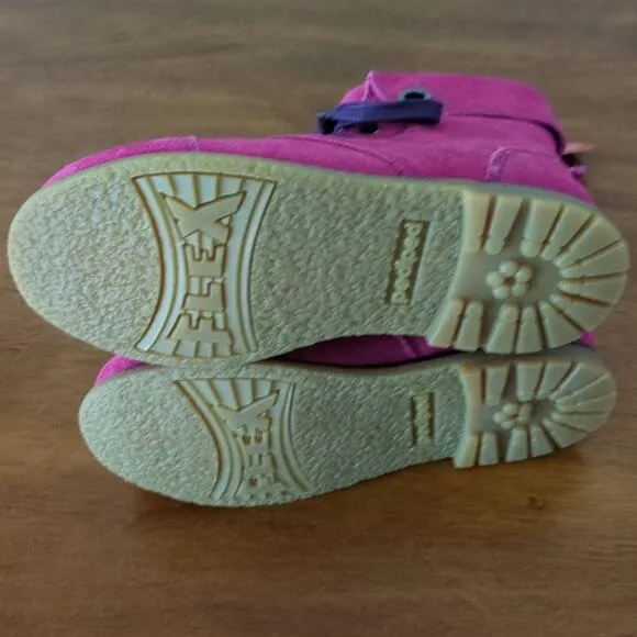 Pediped Flex Kat Boot (Toddler/Little Kid) Fuchsia 28EU (11-11.5 US) NEW w tags.