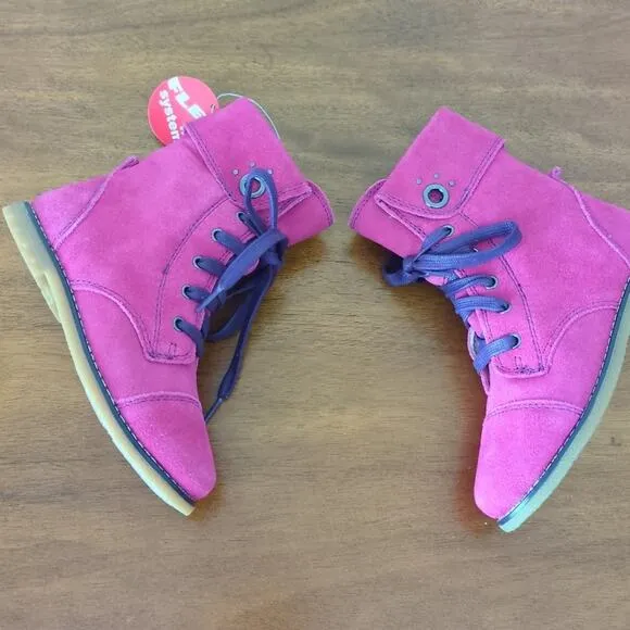 Pediped Flex Kat Boot (Toddler/Little Kid) Fuchsia 28EU (11-11.5 US) NEW w tags.