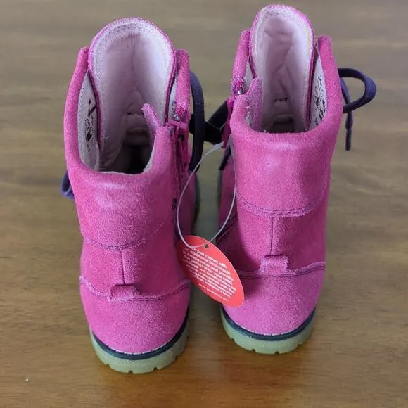 Pediped Flex Kat Boot (Toddler/Little Kid) Fuchsia 28EU (11-11.5 US) NEW w tags.