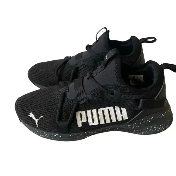 Puma Boys Breathable Running Sporty Rift Slip On Spackle Sneakers Shoes  SZ 6Y