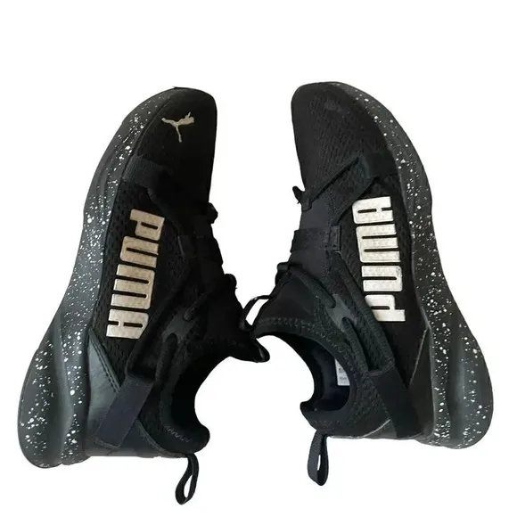 Puma Boys Breathable Running Sporty Rift Slip On Spackle Sneakers Shoes  SZ 6Y