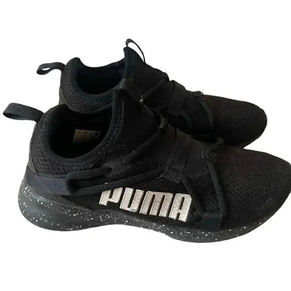 Puma Boys Breathable Running Sporty Rift Slip On Spackle Sneakers Shoes  SZ 6Y