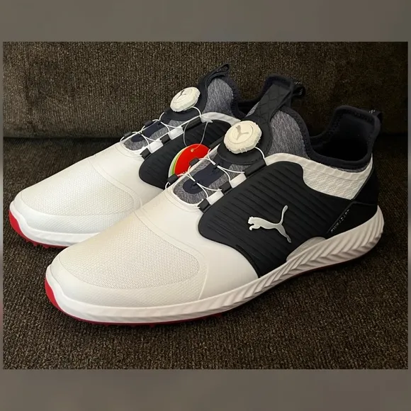 Puma Ignite Pwradapt Cage Disc 192236-05 Men’s Golf Shoes -Size 10.5