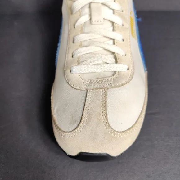 Puma Jamming Easy Rider Men's Sneakers Off White-Strong Blue Shoes Size 8