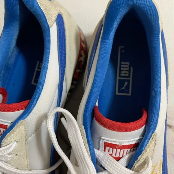 Puma Jamming Easy Rider Shoes White-Strong Blue 8