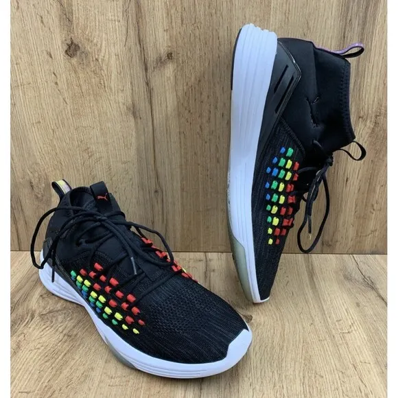 Puma Mantra Heat Map Training Sneaker Shoes Mens Size US 13 Black Running Joggin