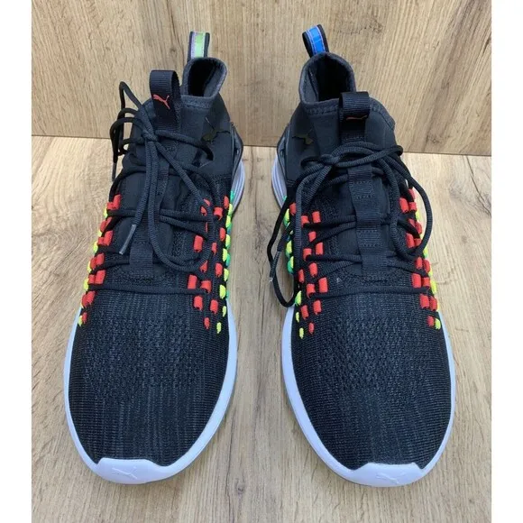 Puma Mantra Heat Map Training Sneaker Shoes Mens Size US 13 Black Running Joggin