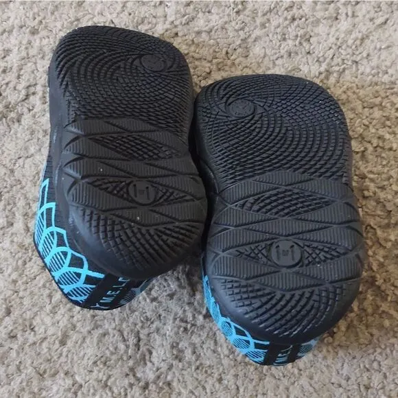 Puma Melo MB.01 JR Black/Teal Toddlers Sneakers Size 4c PRE-OWNED