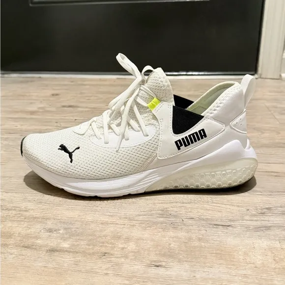 Puma Running Shoes Vive Fade White Athletic Sneakers LIKE NEW