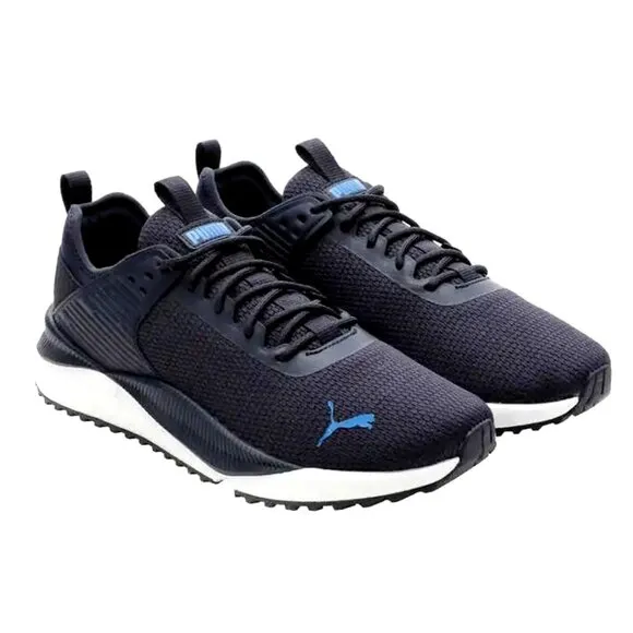 PUMA Sneakers Men's 9.5 PC Runner Activewear Shoes Breathable Athletic Blue