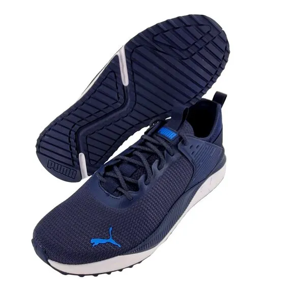 PUMA Sneakers Men's 9.5 PC Runner Activewear Shoes Breathable Athletic Blue