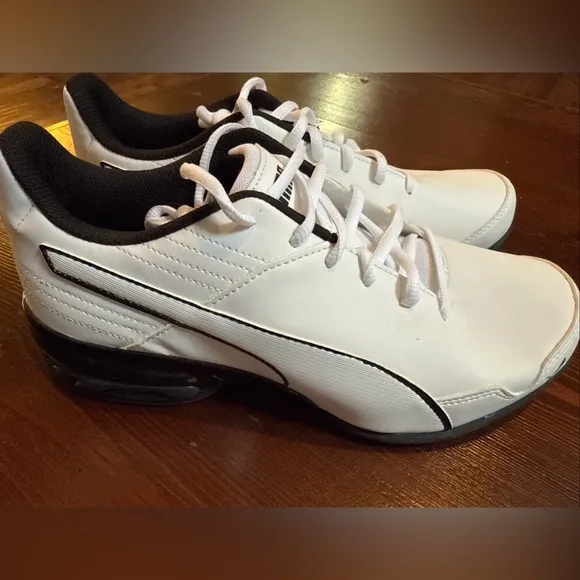 Puma Super Levitate Running Shoes White Black 19097401‎ Men 8