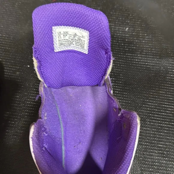 Purple Jordan Toddler Shoes