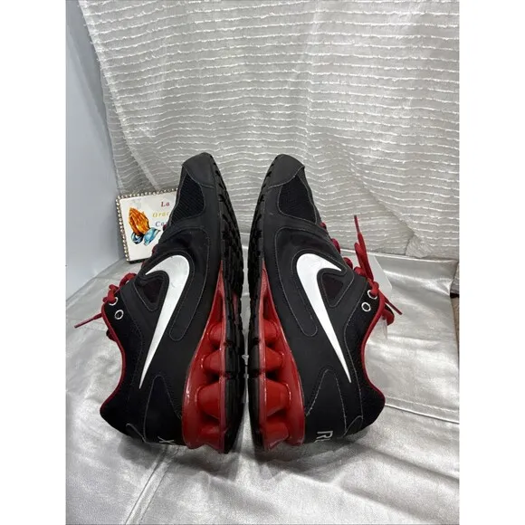 (R5) Nike Reax 8 Men's Size 12 Training Running Shoes Red black 599579-002