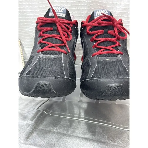 (R5) Nike Reax 8 Men's Size 12 Training Running Shoes Red black 599579-002