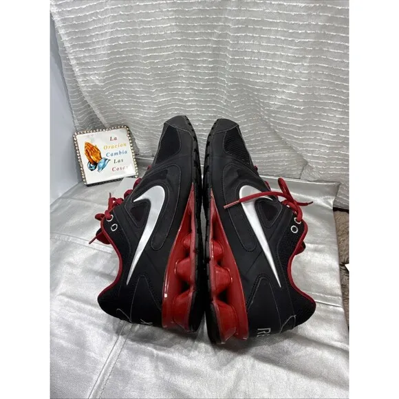 (R5) Nike Reax 8 Men's Size 12 Training Running Shoes Red black 599579-002