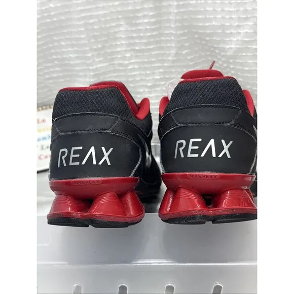 (R5) Nike Reax 8 Men's Size 12 Training Running Shoes Red black 599579-002