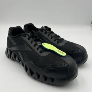 Reebok Black Zig Pulse Women’s 12 Men’s 10 Work Shoes Sneaker Composite Toe NWOB