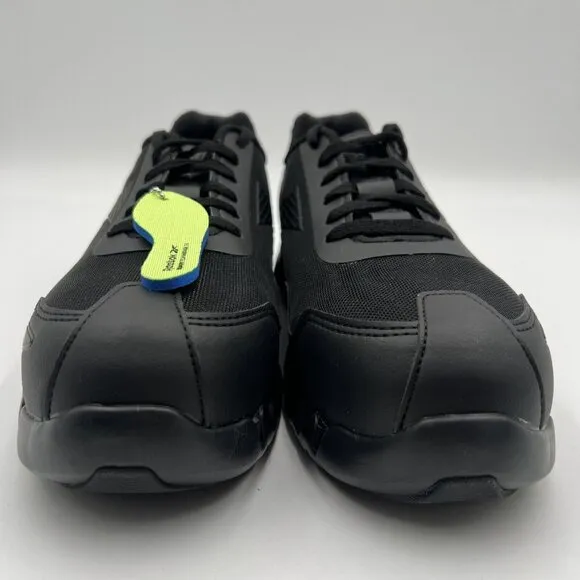 Reebok Black Zig Pulse Women’s 12 Men’s 10 Work Shoes Sneaker Composite Toe NWOB