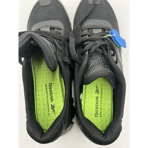 Reebok Black Zig Pulse Women’s 12 Men’s 10 Work Shoes Sneaker Composite Toe NWOB