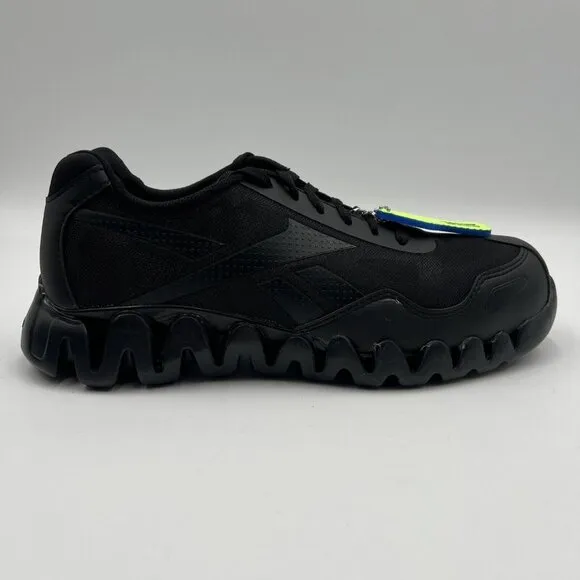 Reebok Black Zig Pulse Women’s 12 Men’s 10 Work Shoes Sneaker Composite Toe NWOB